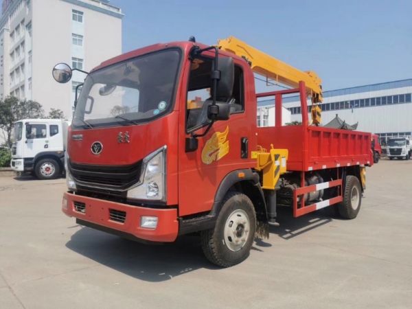 國(guó)六重汽豪曼货箱4.05米小黄牌随车吊