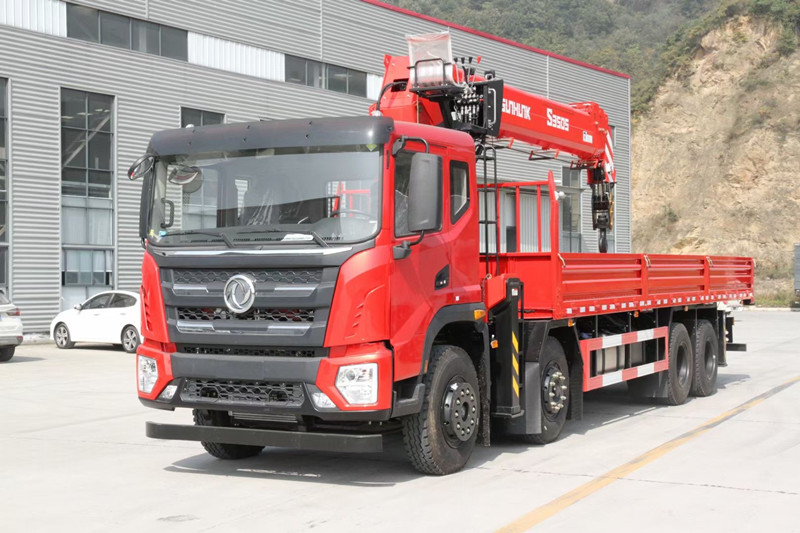 东风T17前四後(hòu)八國(guó)六随车吊